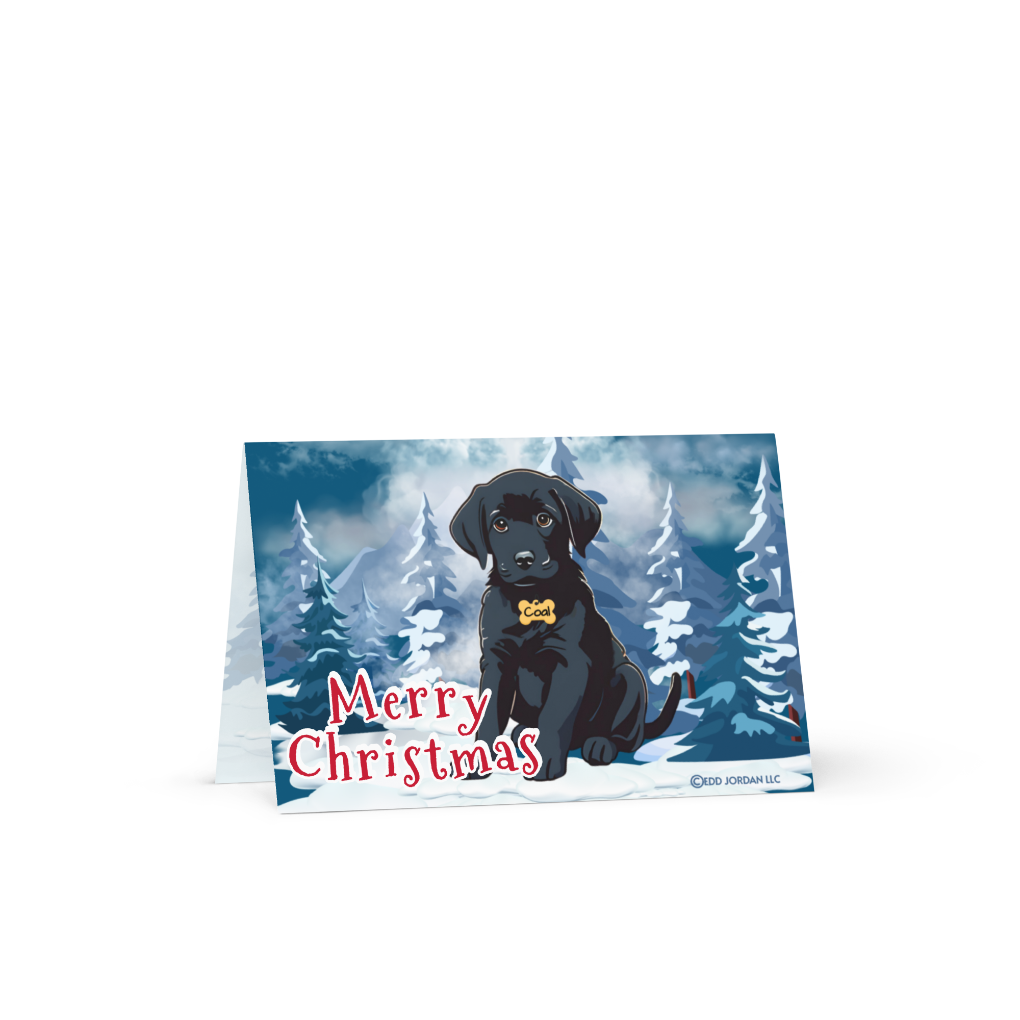 RDRY Coal Christmas Greeting Card