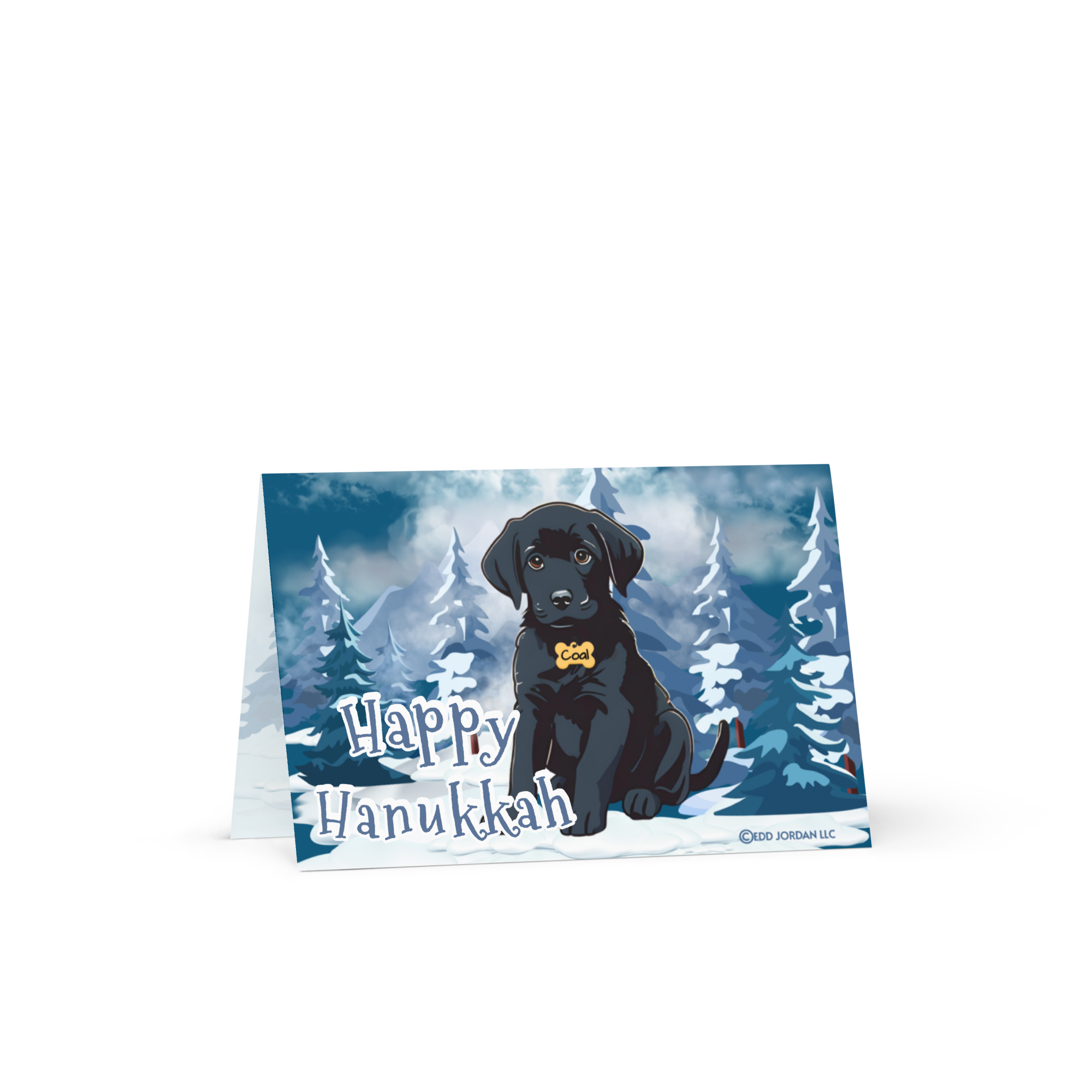 RDRY Coal Hanukkah Greeting Card
