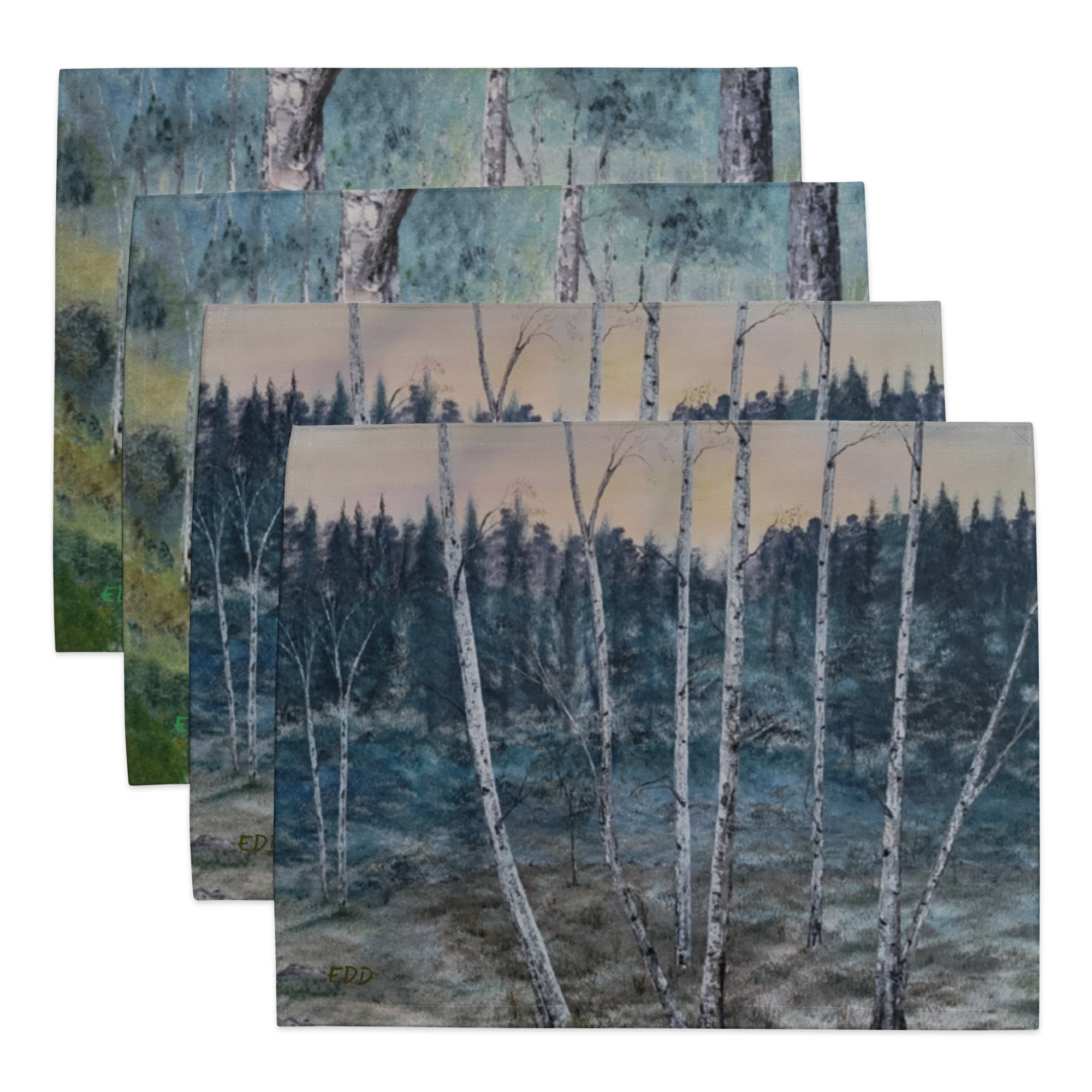 RDRY Birch Tree Placemat Set