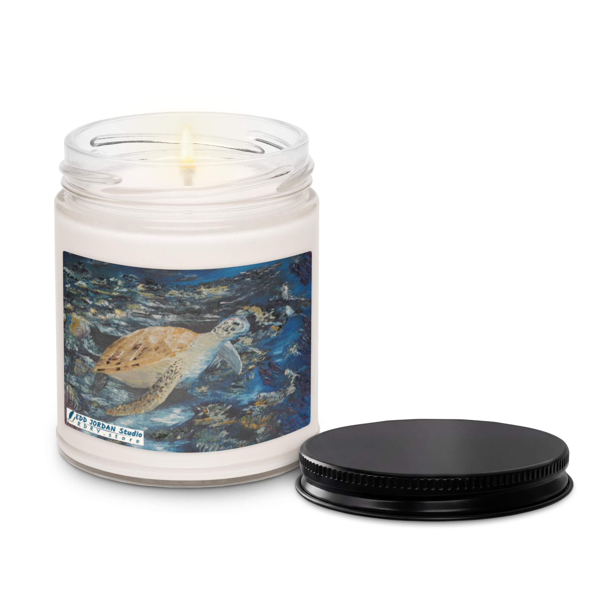 RDRY Turtle Glide Print 9oz Scented Soy Candle