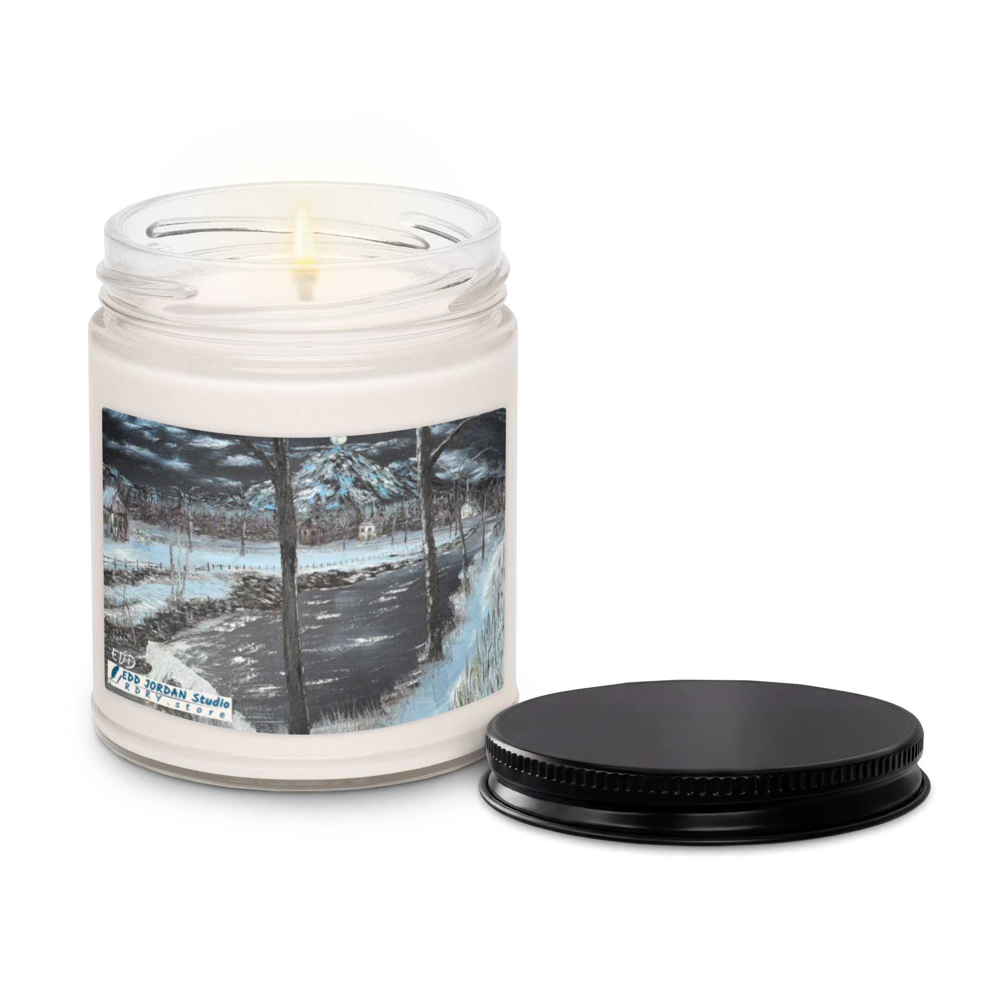 RDRY Wintry Brook Print 9oz Scented Soy Candle