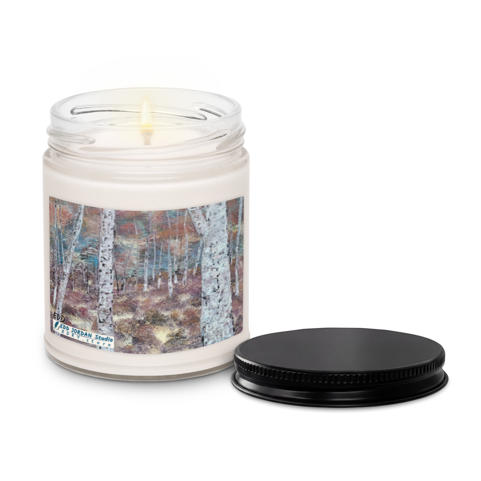 RDRY Peaceful Woods Print 9oz Scented Soy Candle