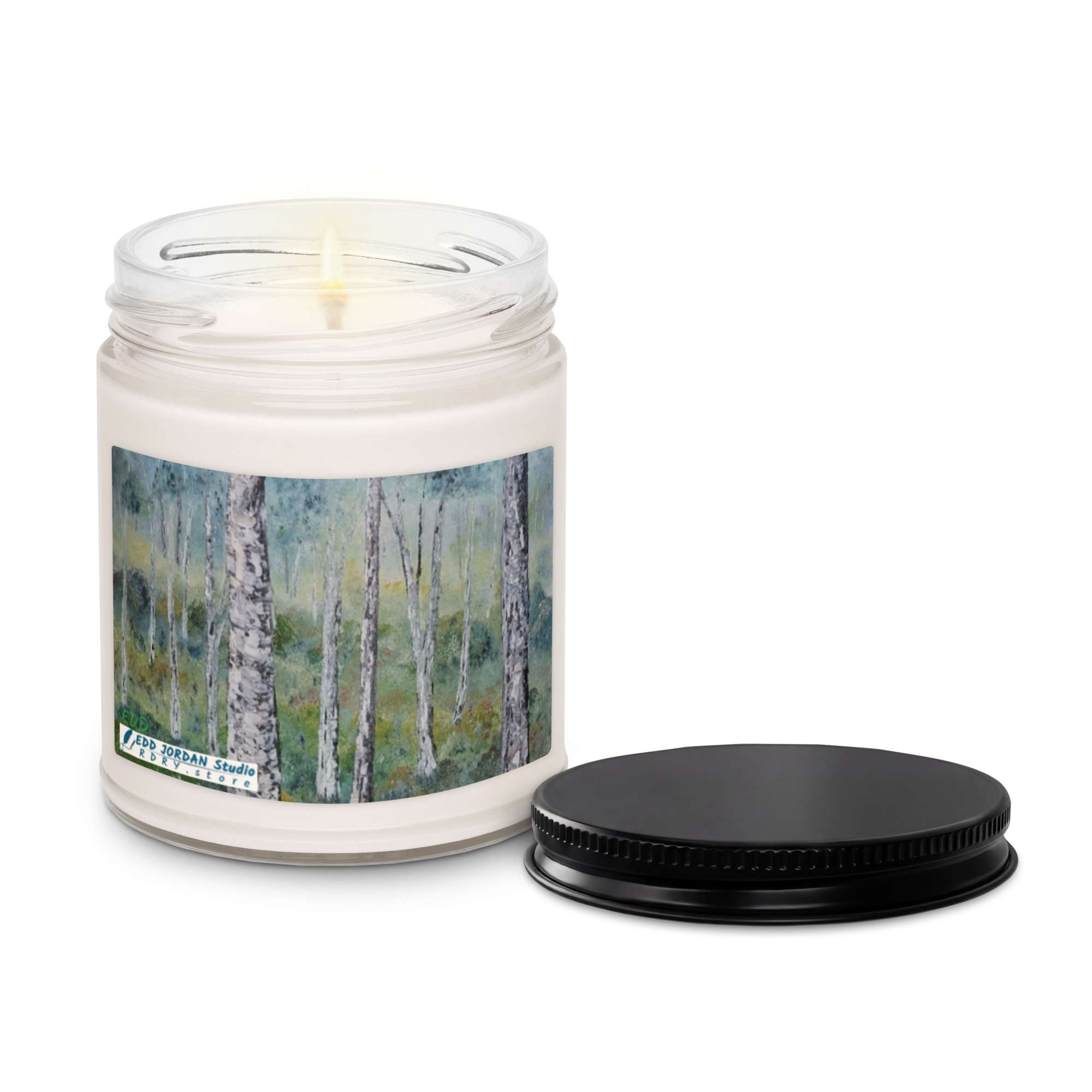 RDRY Moody Birch Print 9oz Scented Soy Candle