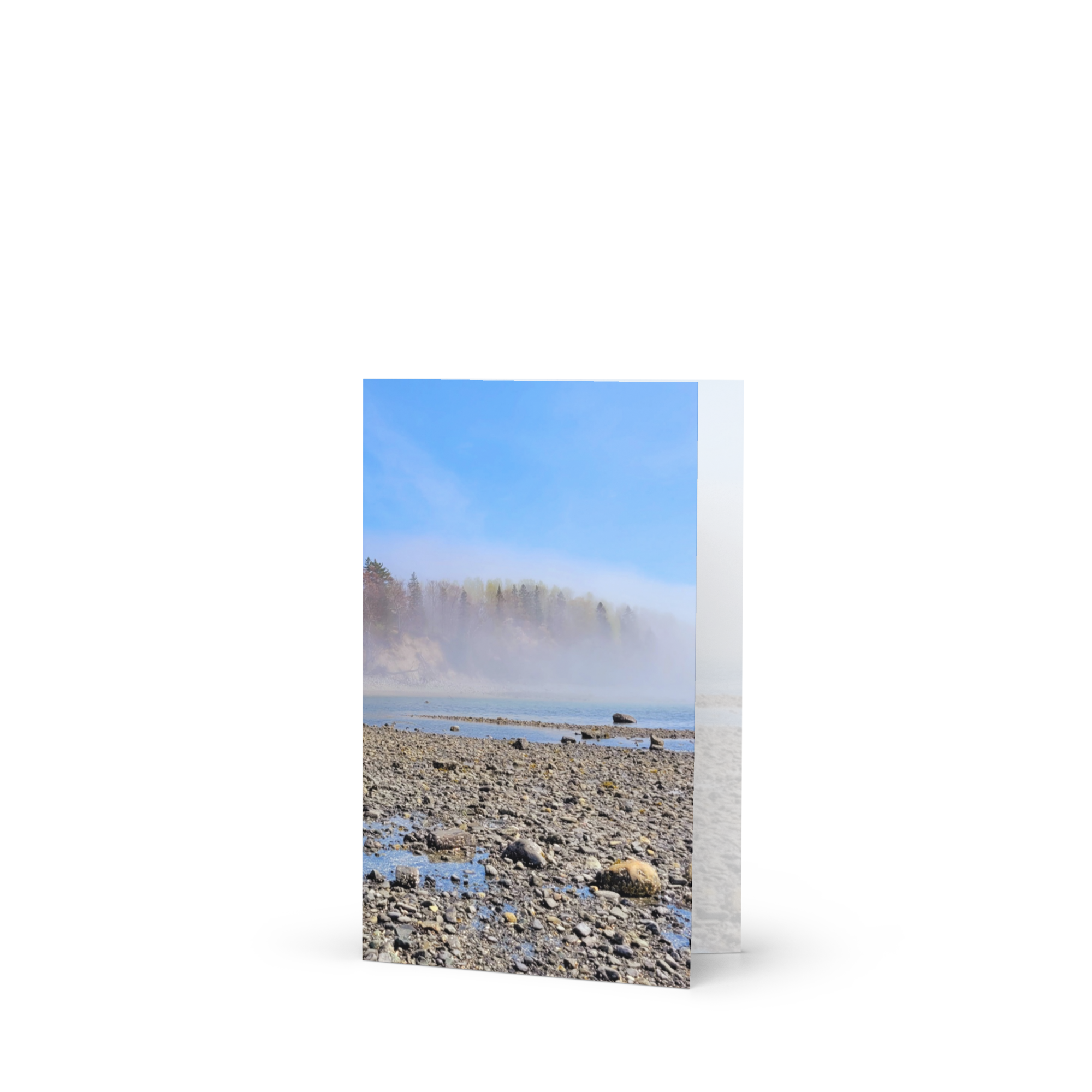 RDRY Bar Harbor Bar Island Land Bridge Greeting Card