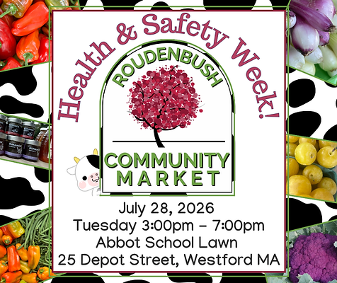 Roudenbush Community Market Health&amp; Safety Week