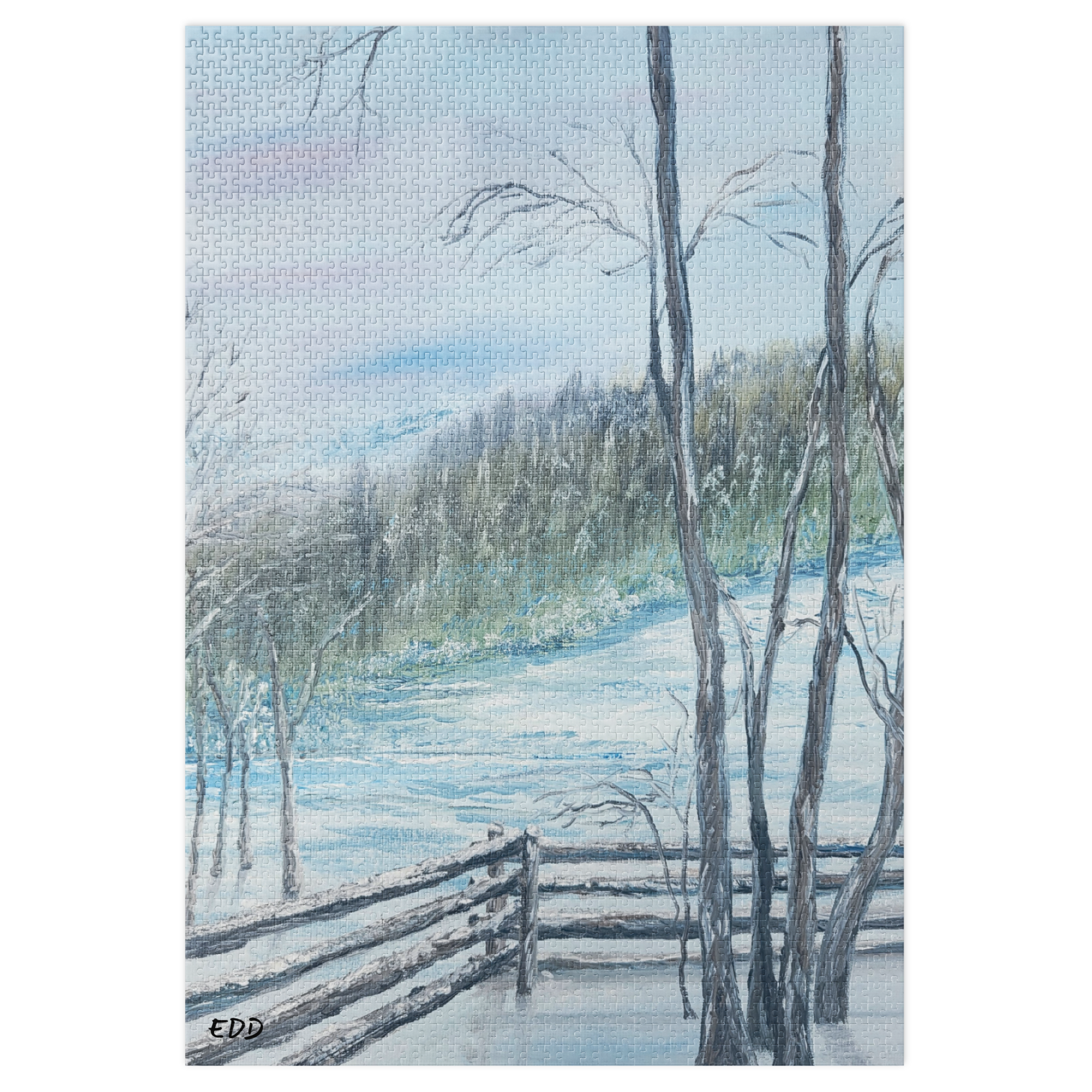 RDRY January Silence Jigsaw Puzzle with Tin. Available in 6 sizes 30-2000 pieces!