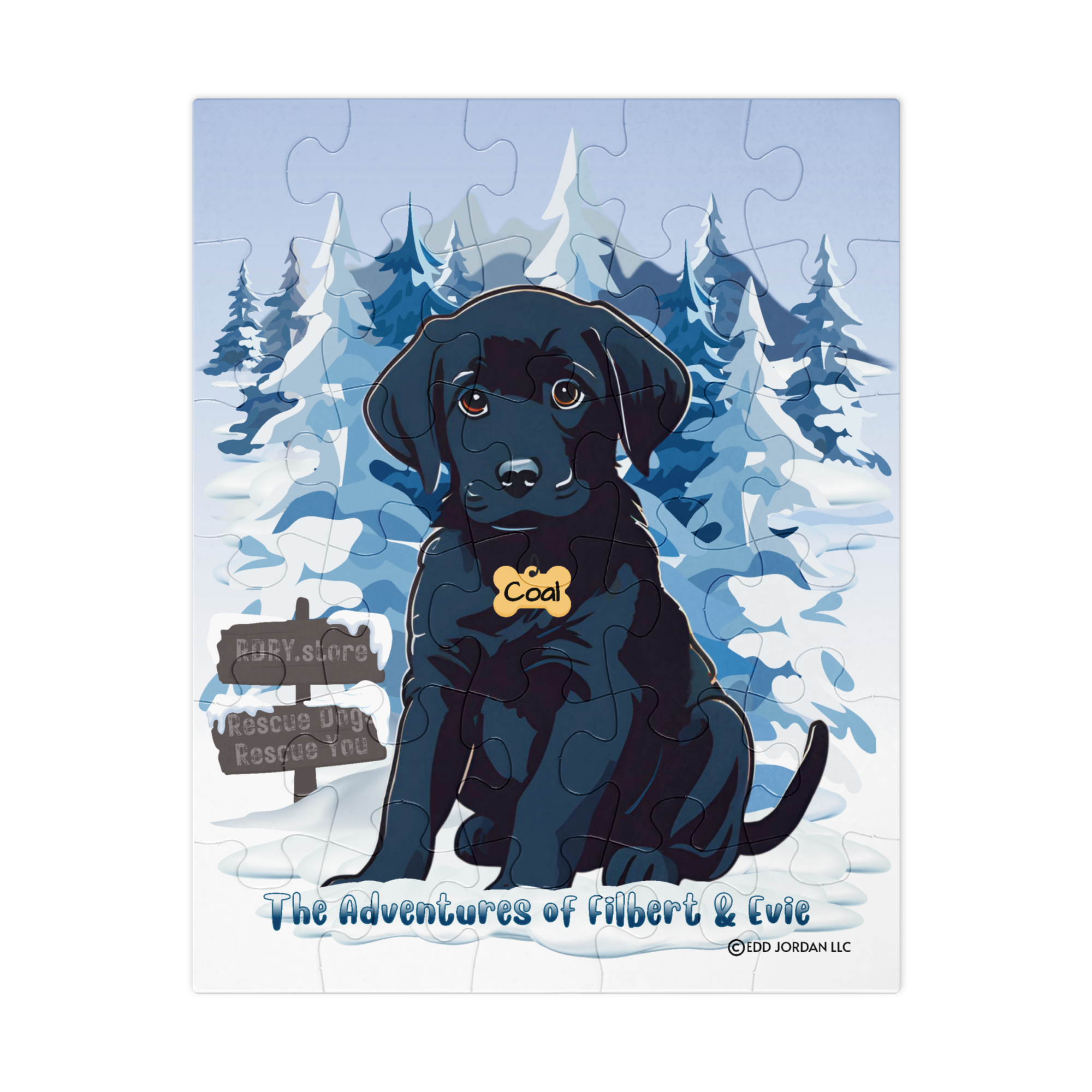 RDRY Coal's Rescue Jigsaw Puzzle with Tin. Available in 6 sizes 30-2000 pieces!