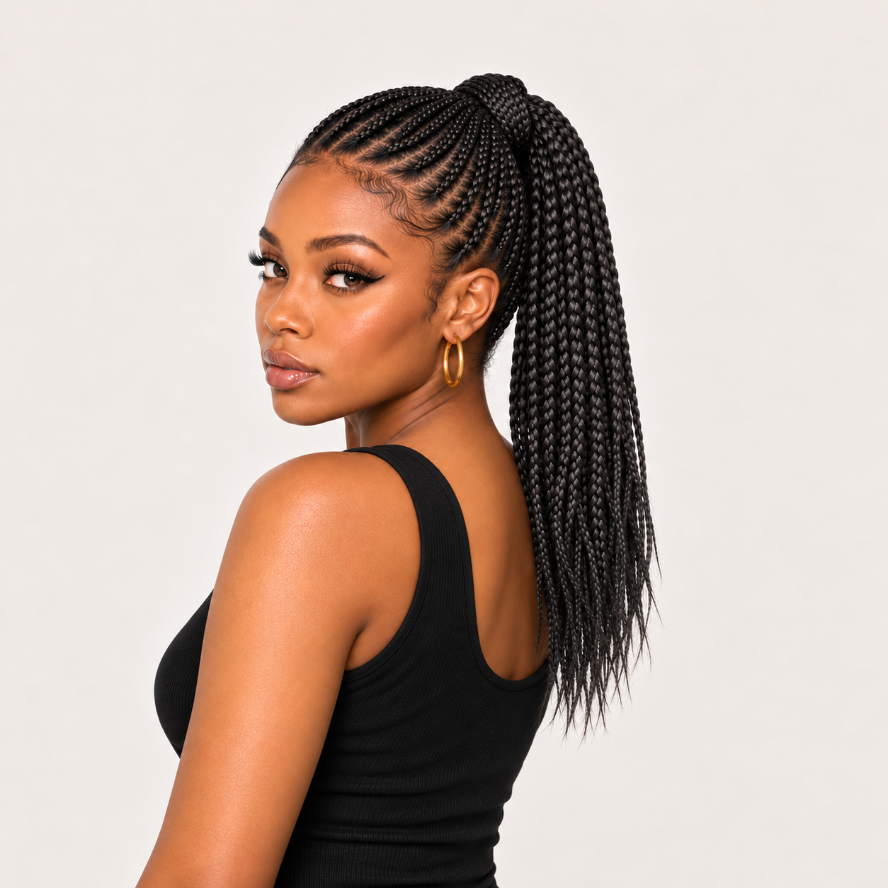 COILUXE Coilette 18-Inch Magnetic Braided Ponytail
