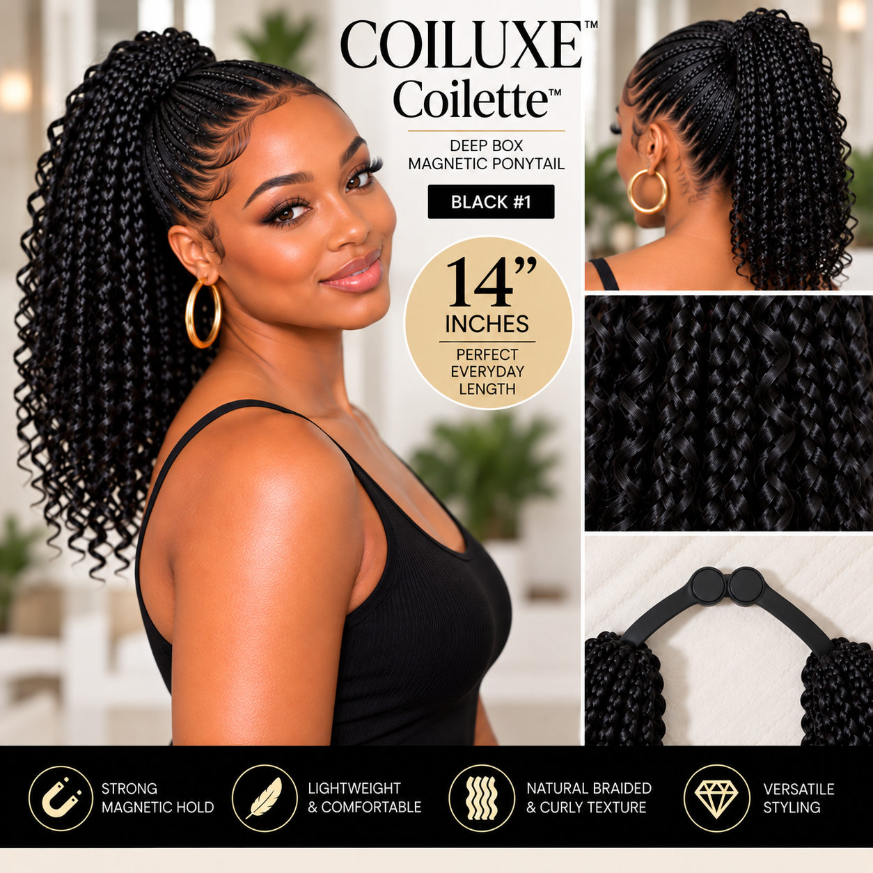 Coiluxe Coilette 14-Inch Magnetic Ponytail Ad.png