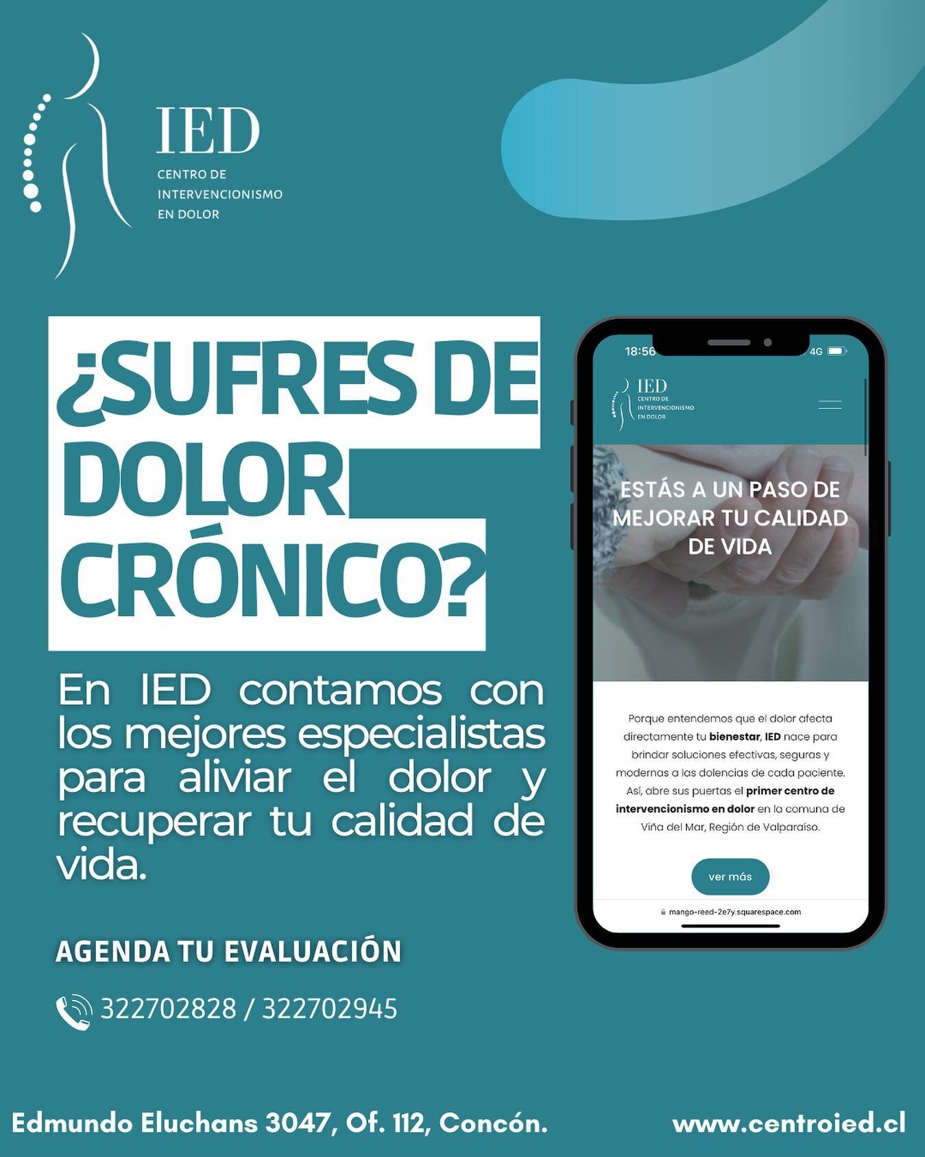 &iquest;Te sientes limitado por el dolor cr&oacute;nico? En el centro IED sabemos lo frustrante que puede ser. Es por eso que ofrecemos los mejores tratamientos para ayudarte a manejar el dolor y recuperar tu calidad de vida. Te ayudamos a que puedas