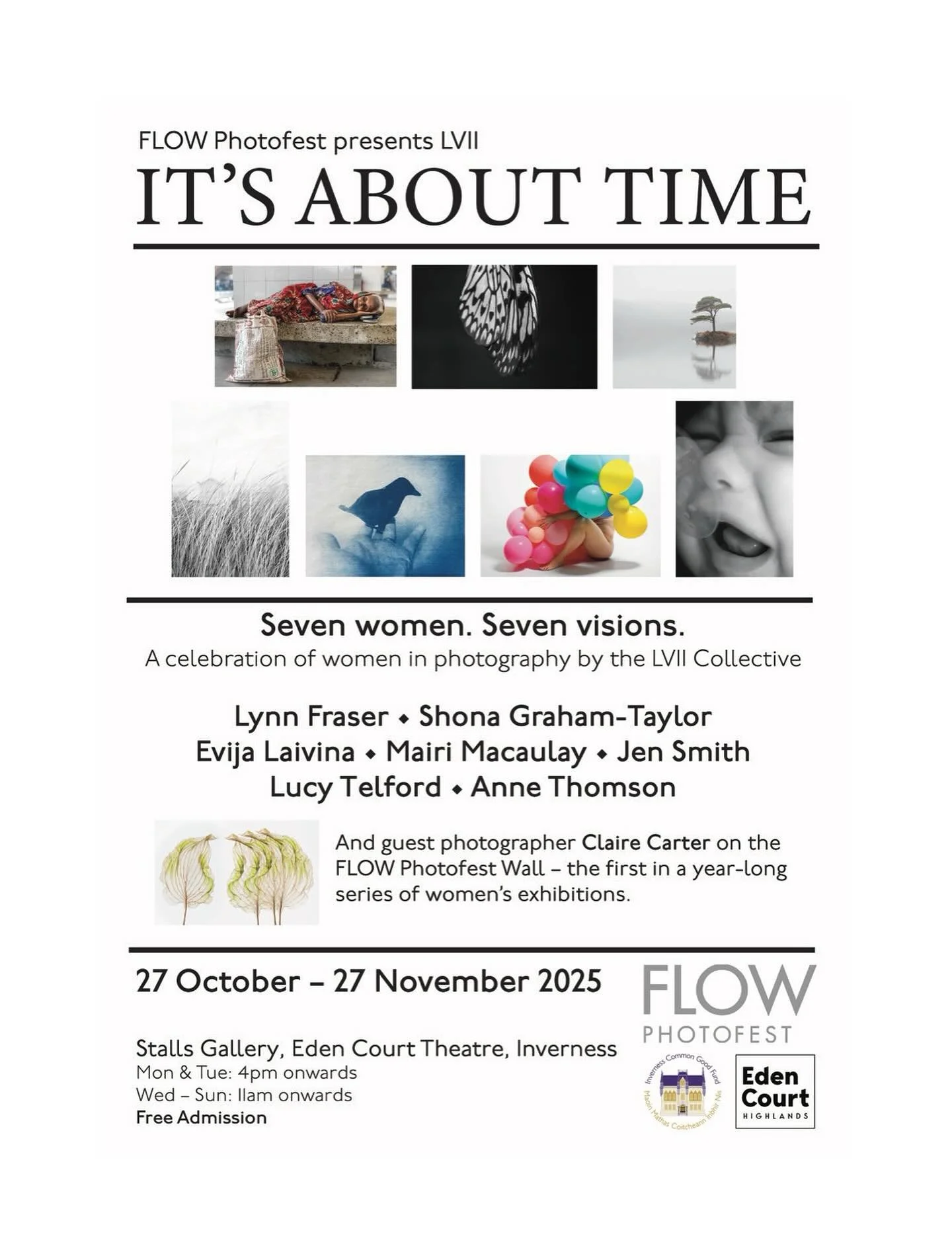 Delighted to be co-curating, and exhibiting in, &lsquo;It&rsquo;s About Time&rsquo; along with @mairi_macaulay. A celebration of women&rsquo;s voices in photography - because who tells the story is as important as the story itself. 

Featuring the wo
