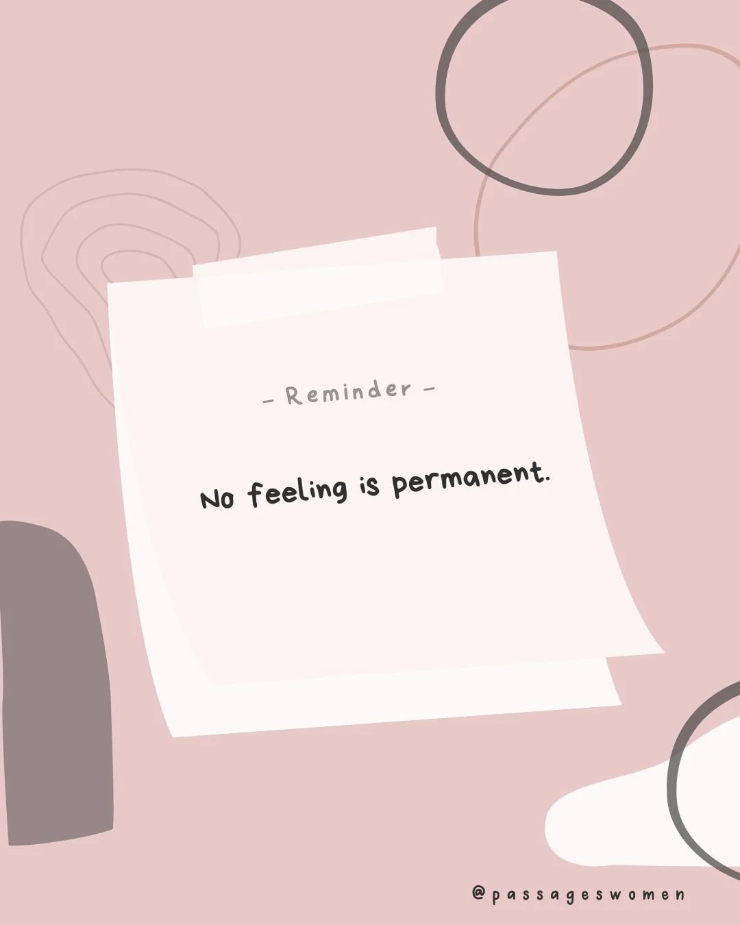 πΏ No Feeling Is Permanent
Some feelings stay longer than we’d like.
Some pass so quickly we barely notice them.
But all of them—even the heavy ones—are temporary.
π Sadness. Anxiety. Loneliness. Numbness.
None of these define yo