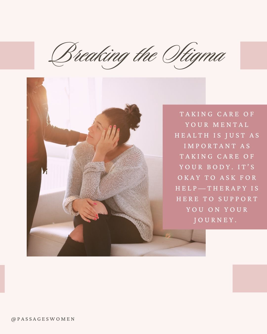 📢 Your mental health is just as important as your physical health!

There is no shame in needing support. No weakness in talking about your feelings. No stigma in choosing therapy. Seeking help is strength. Healing is strength. Knowing yourself deep