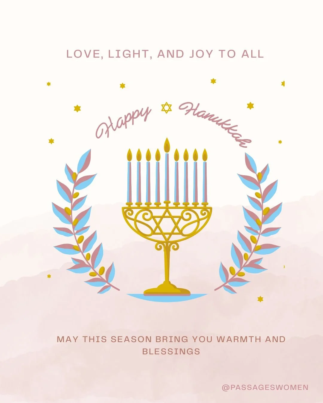 🕎 Wishing you a Hanukkah filled with light, warmth, and renewal!

As you light each candle, may you feel grounded in hope, supported in community, and strengthened by the reminders of resilience that this season brings.

May these eight nights offer