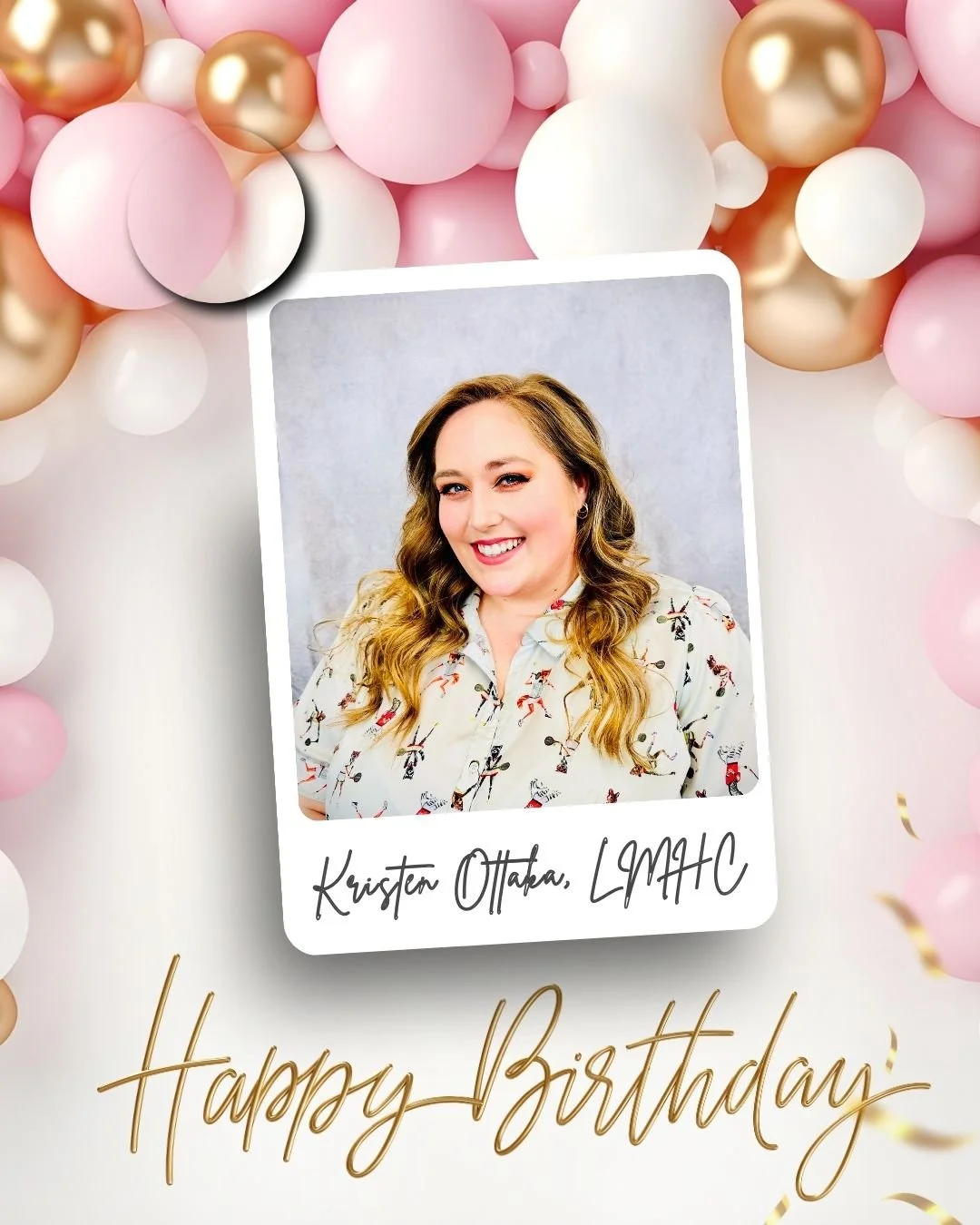 🎉 Happy Birthday, Kristen! 🎉💖

Today we&rsquo;re celebrating Our clinician, Kristen Ottaka, LMHC!

Kristen brings amazing care, compassion, and thoughtfulness to her work every day at Passages! We are so grateful for the way she shows up for our c