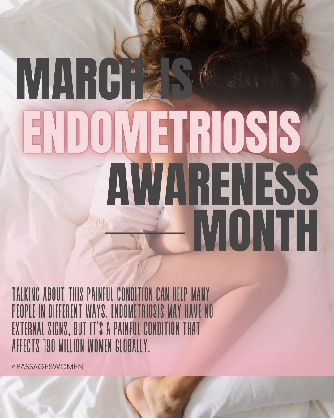 💗 Let's break the silence around endometriosis! Here are 5 important facts every woman should know: 

1️⃣ It's more common than you think - affecting an estimated 15-20 million in the US, and 400 million- 1.5 billion worldwide. 
2️⃣ Endometriosis ca