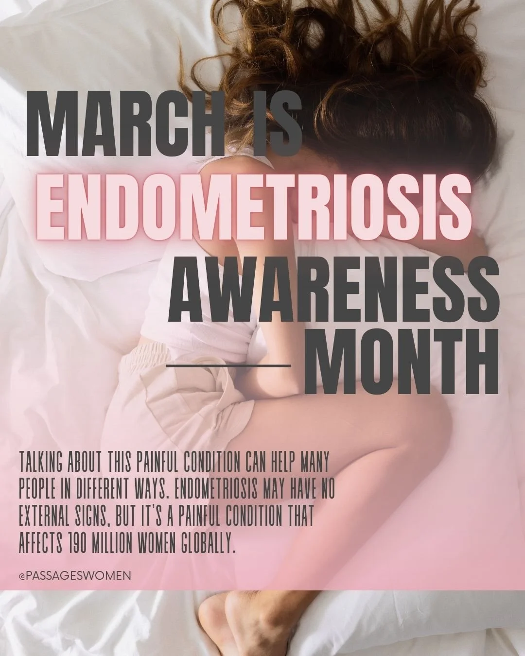 💗 Let's break the silence around endometriosis! Here are 5 important facts every woman should know: 

1️⃣ It's more common than you think - affecting an estimated 15-20 million in the US, and 400 million- 1.5 billion worldwide. 
2️⃣ Endometriosis ca