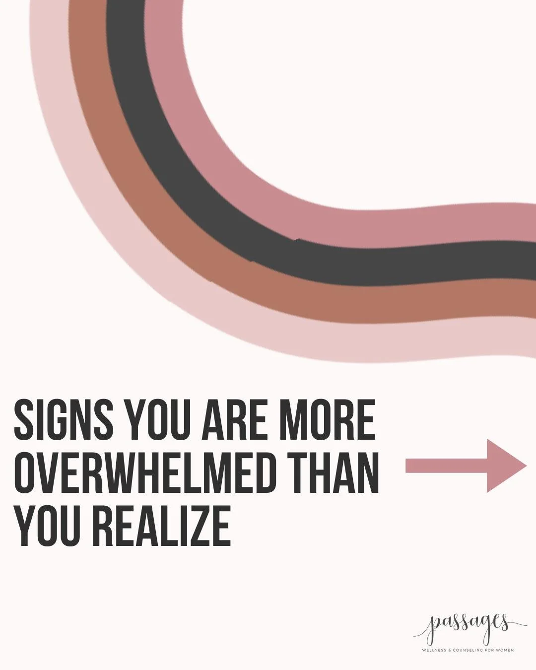 💖 You might be more overwhelmed than you think&mdash;and it doesn't always look obvious.

It can look like:
&bull; Snapping at people you care about
&bull; Feeling exhausted but unable to rest
&bull; Constantly thinking about what you "should&q