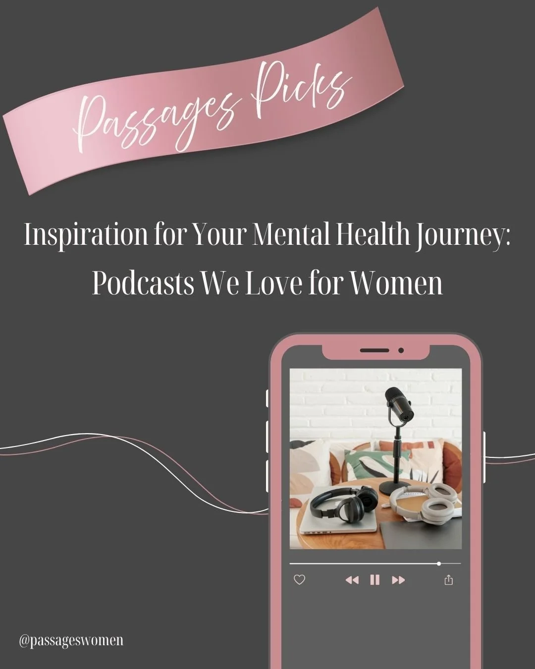 🎧✨ Passages Picks &ndash; Our Favorite Podcasts for Women 💖
 
We're so excited to share podcasts we love &mdash; filled with meaningful conversations, self-care wisdom, and stories that meet you right where you are. Whether you're driving, walking,