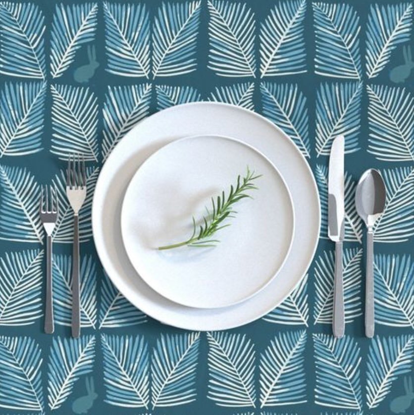 I got excited about the spoonflower sale (still on today, I think!) and wanted to order a tablecloth featuring one of my designs. Here are the finalists! In the end I decided against anything too holiday-ish or too &ldquo;representational&rdquo; and 