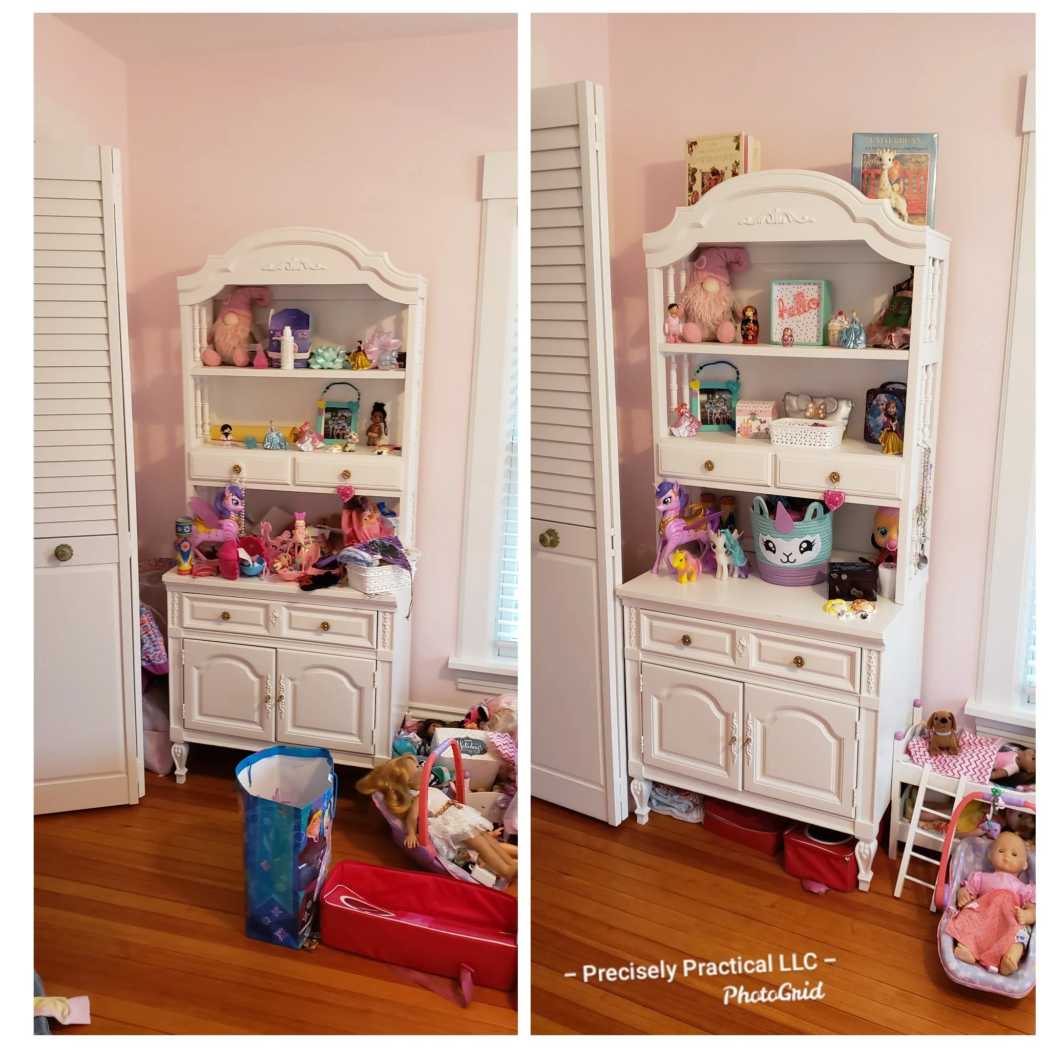 Girl's Bedroom storage