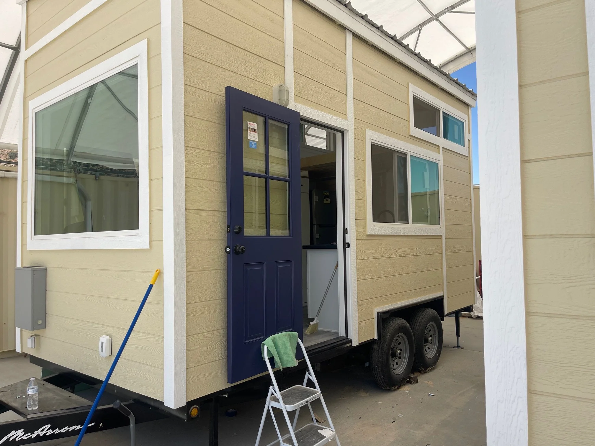 Unit in final stages of construction.
