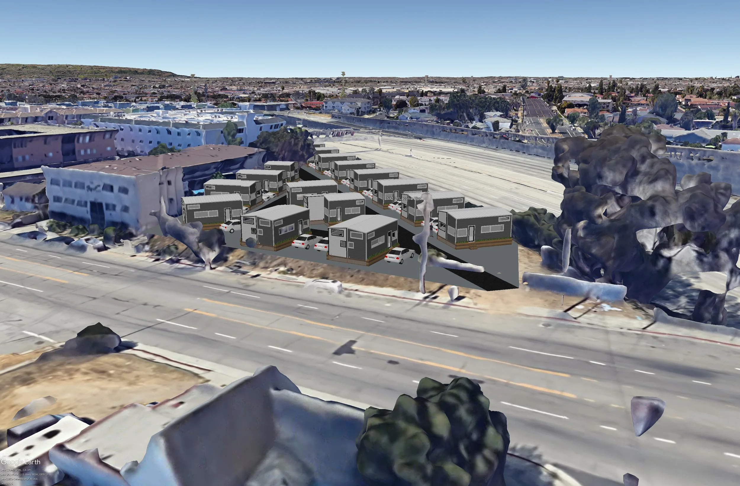 Tinys on Fig- shot from freeway