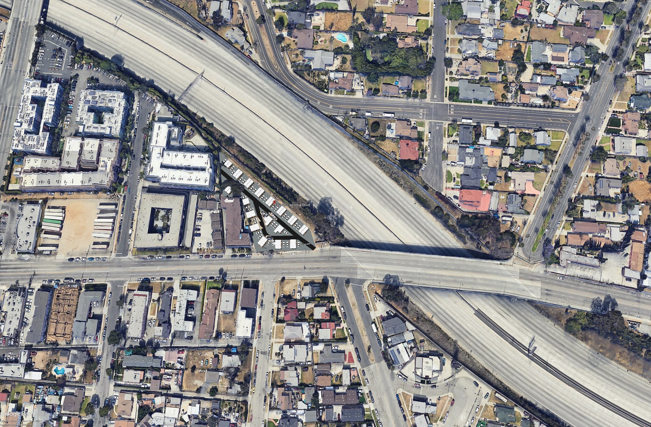 Tinys on Fig- Distant Aerial of area