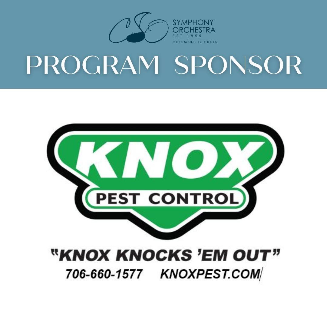 The success of the Columbus Symphony Orchestra&rsquo;s 2023-2024 season so far would not be possible without the support from our sponsors like Knox Pest Control! Thank you! @knoxpest  Website: knoxpest.com