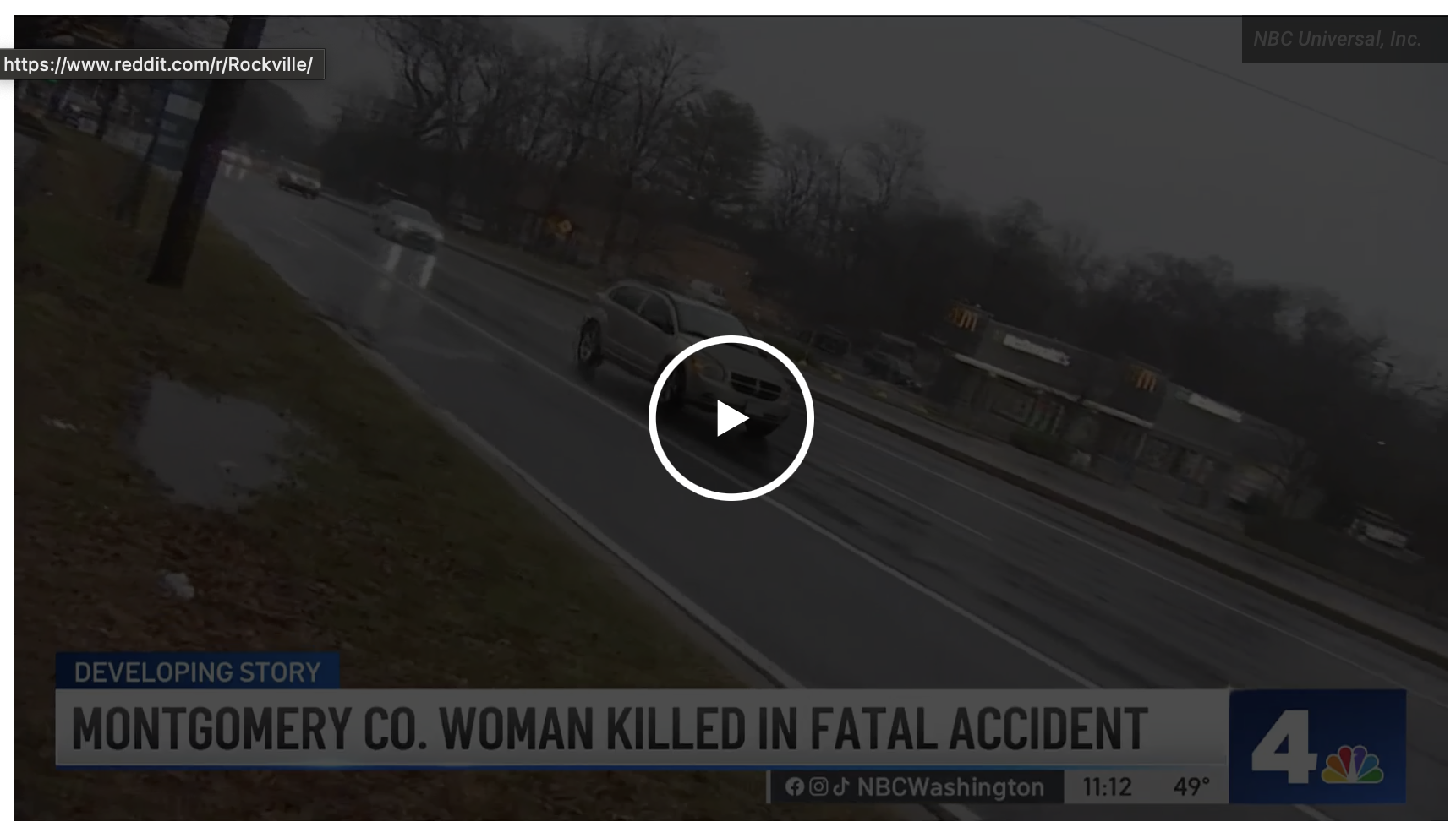 Woman hit, killed while crossing street in Rockville