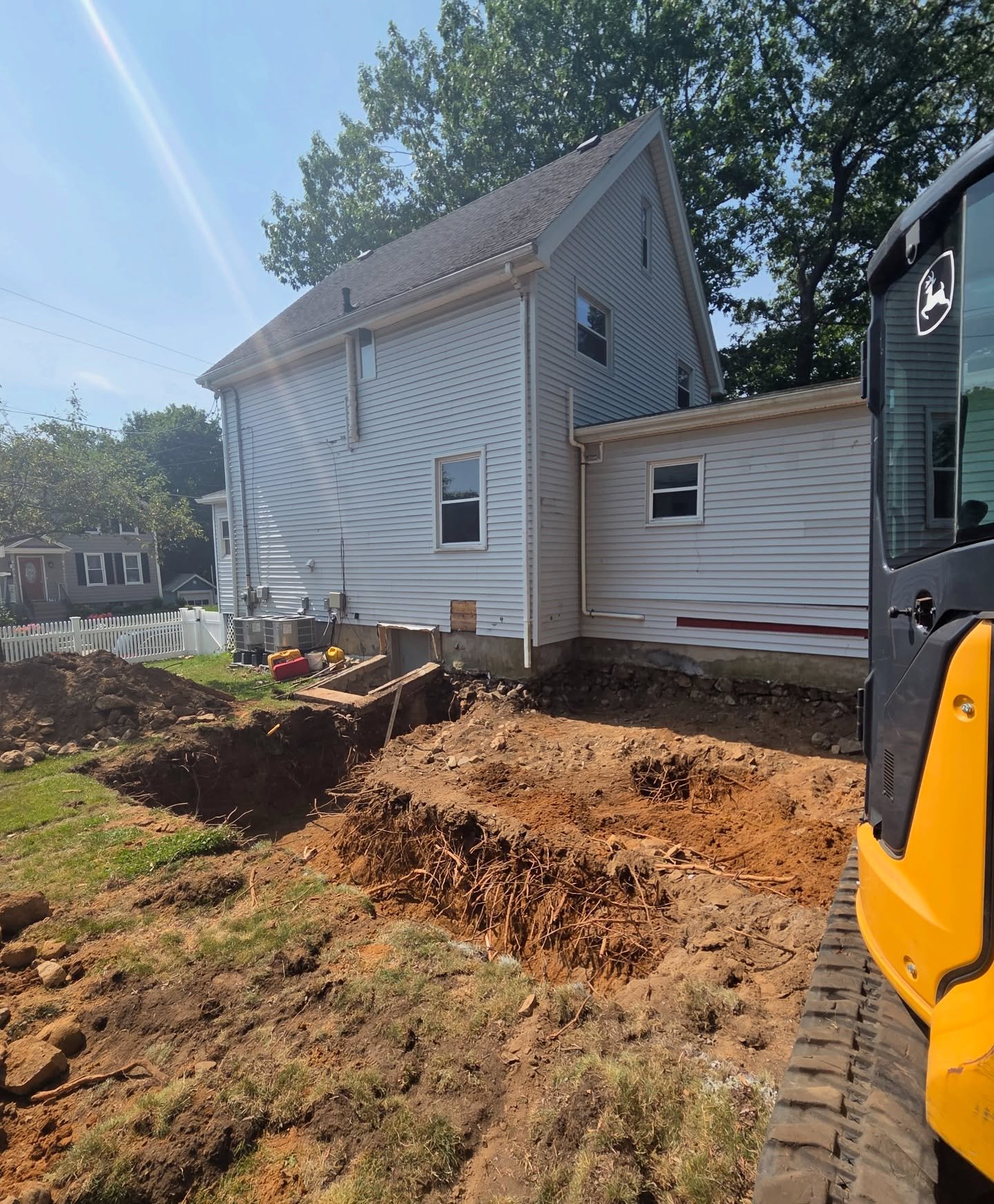 Demo and site prep are underway at our new project in Melrose! Next up: foundation for the addition. Can&rsquo;t wait to share the progress &mdash; this one&rsquo;s going to be a great transformation.
