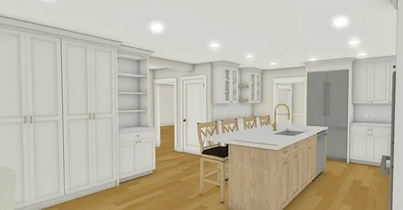 We&rsquo;re kicking off a new project in Swampscott that will transform the existing kitchen and family room into an open-concept space. The plan includes demoing down to the studs and installing a 20-foot beam to create one cohesive, functional spac