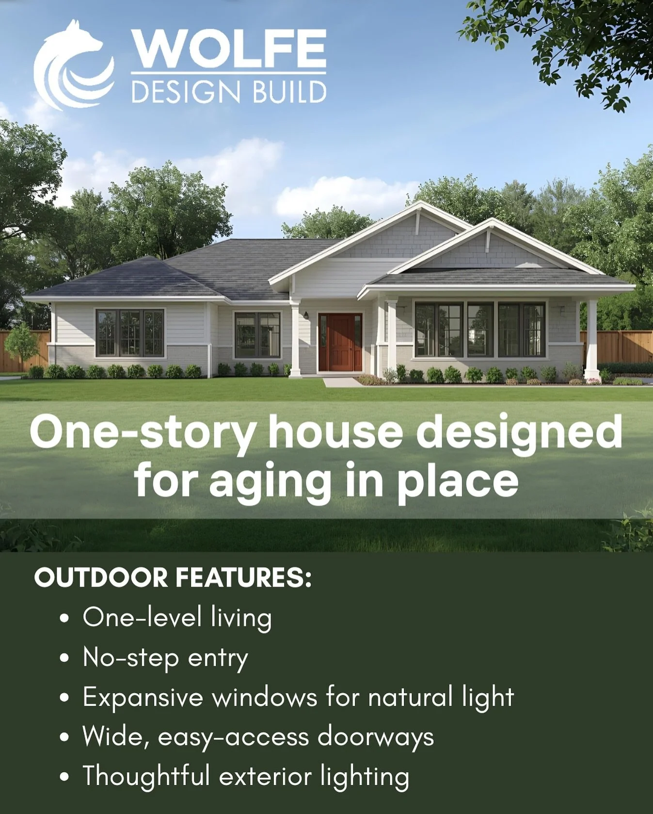 You&rsquo;ve probably heard the term&nbsp;&ldquo;aging in place,&rdquo; but what does it really mean?

For us, it&rsquo;s about designing a home you can comfortably live in for many years to come. That means creating main living spaces (kitchen, bedr
