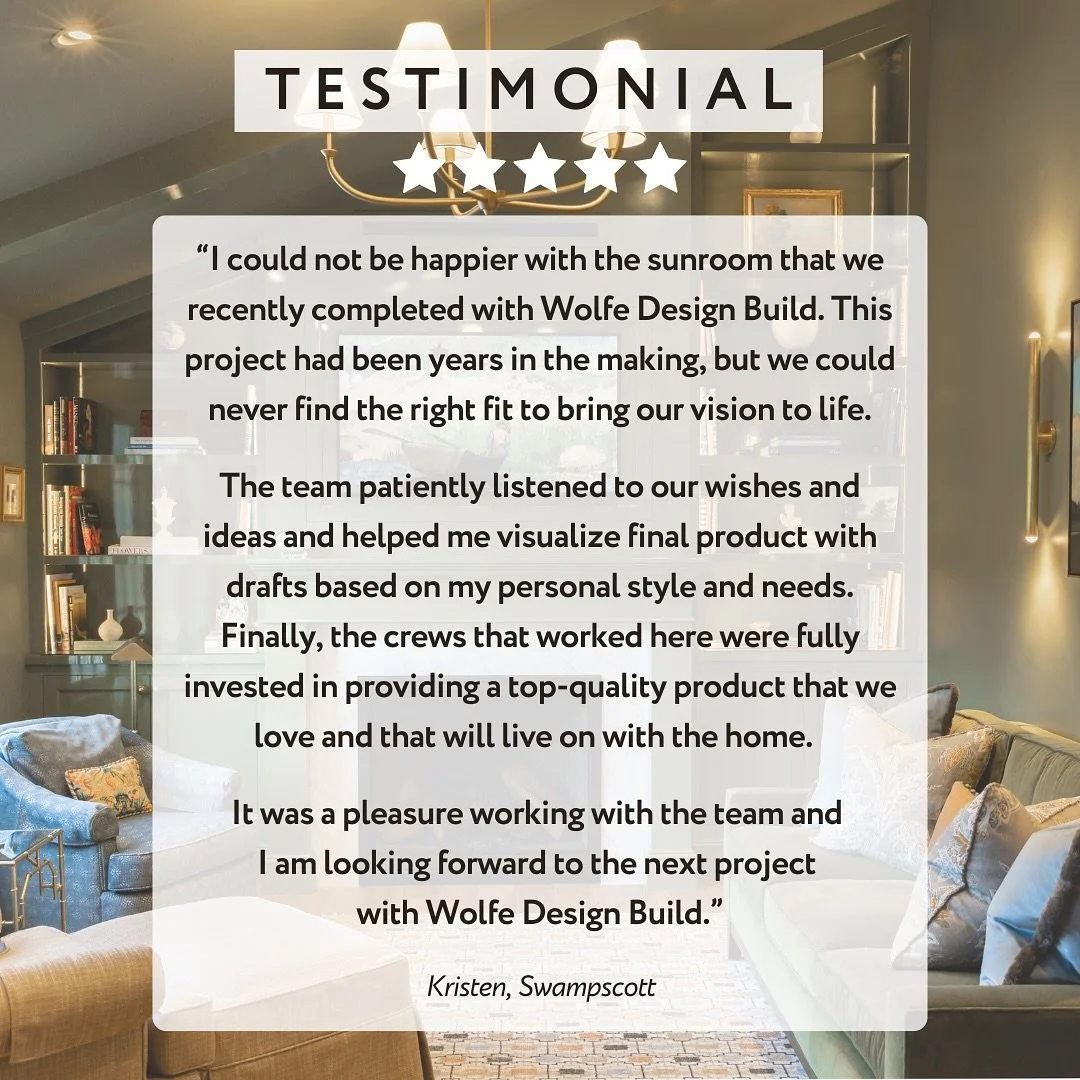 We love hearing feedback like this from our clients - thank you, Kristen! This project was truly one of our favorites.