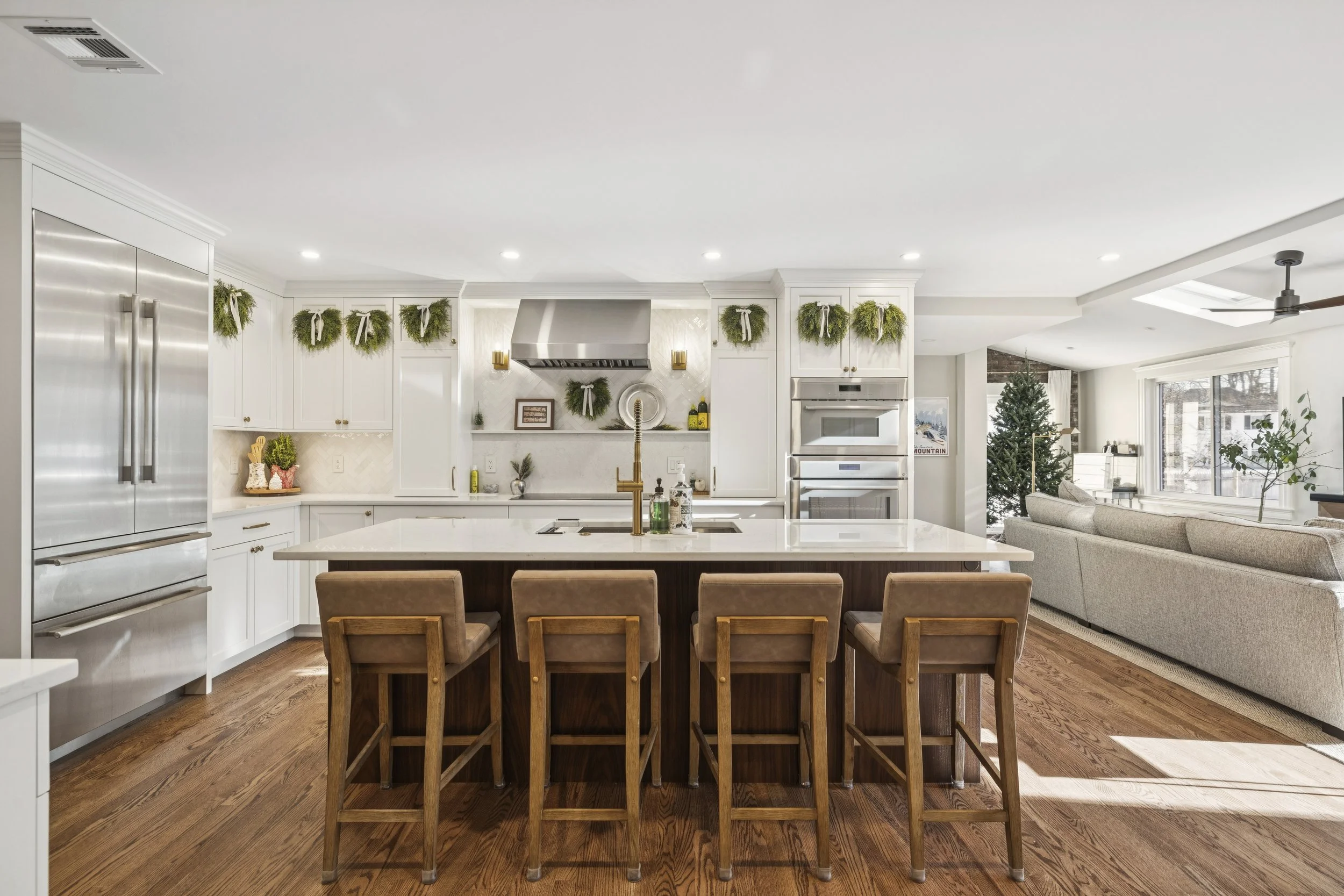 Kitchen and Family Room Renovation in Swampscott