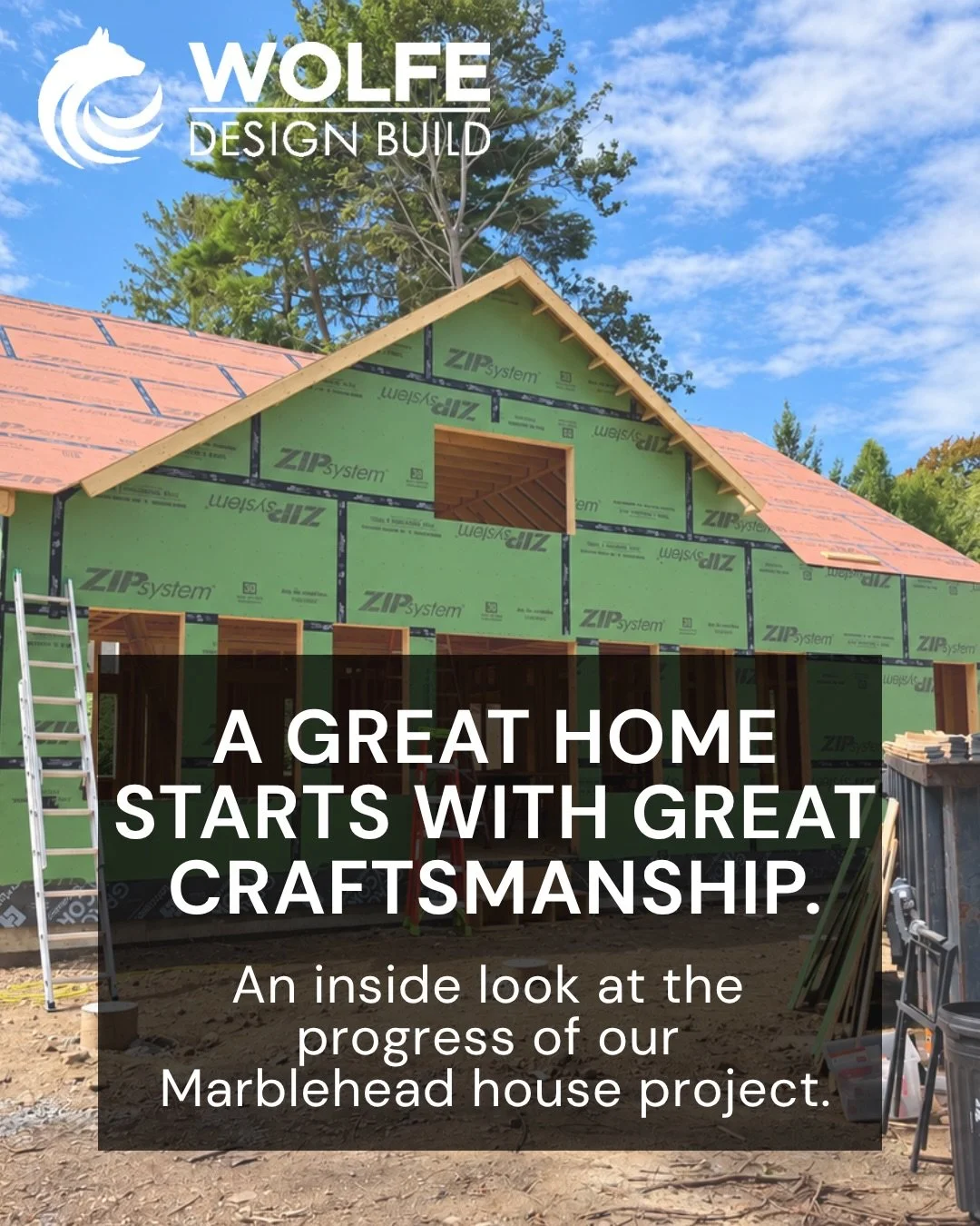 We&rsquo;ve been busy! Our Marblehead house project is moving along, and we wanted to share a look at the work that&rsquo;s gone into building this home from the ground up. 

Swipe through to see the progress so far. Next up, finishes!