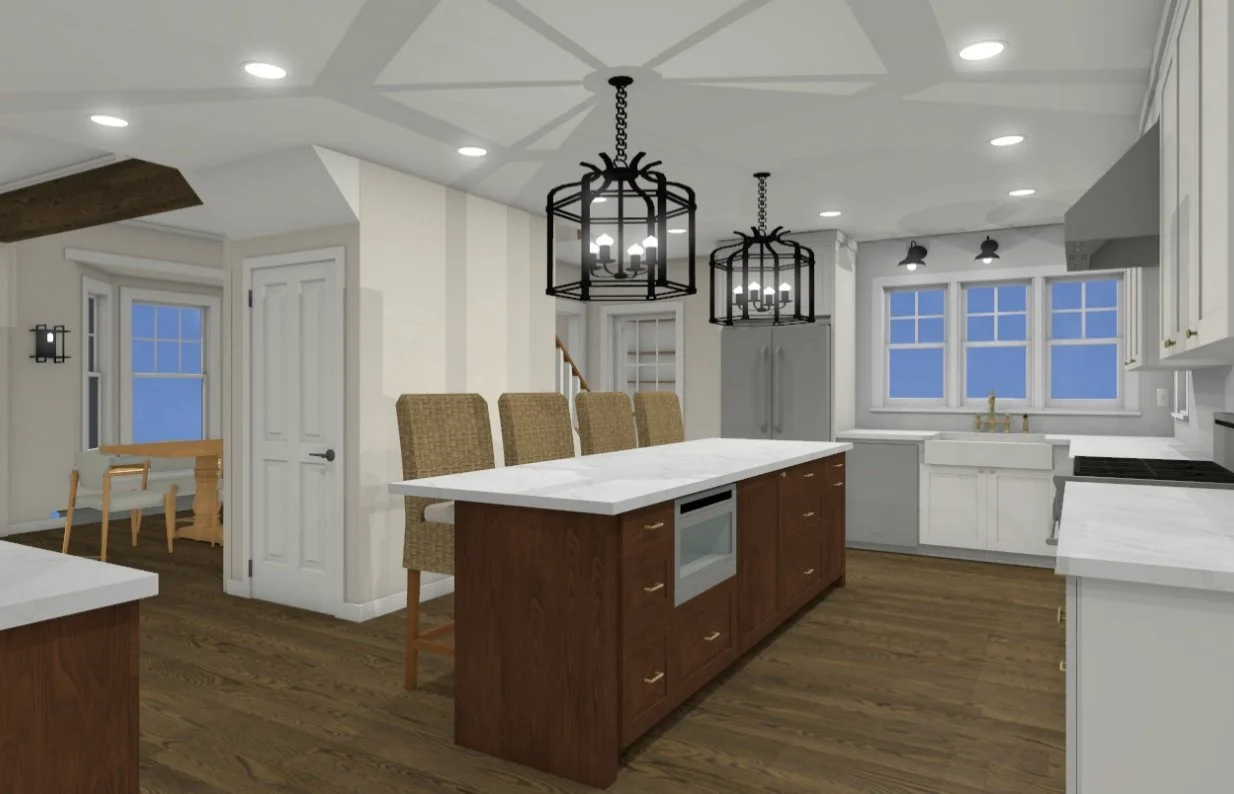 Rendering of a kitchen