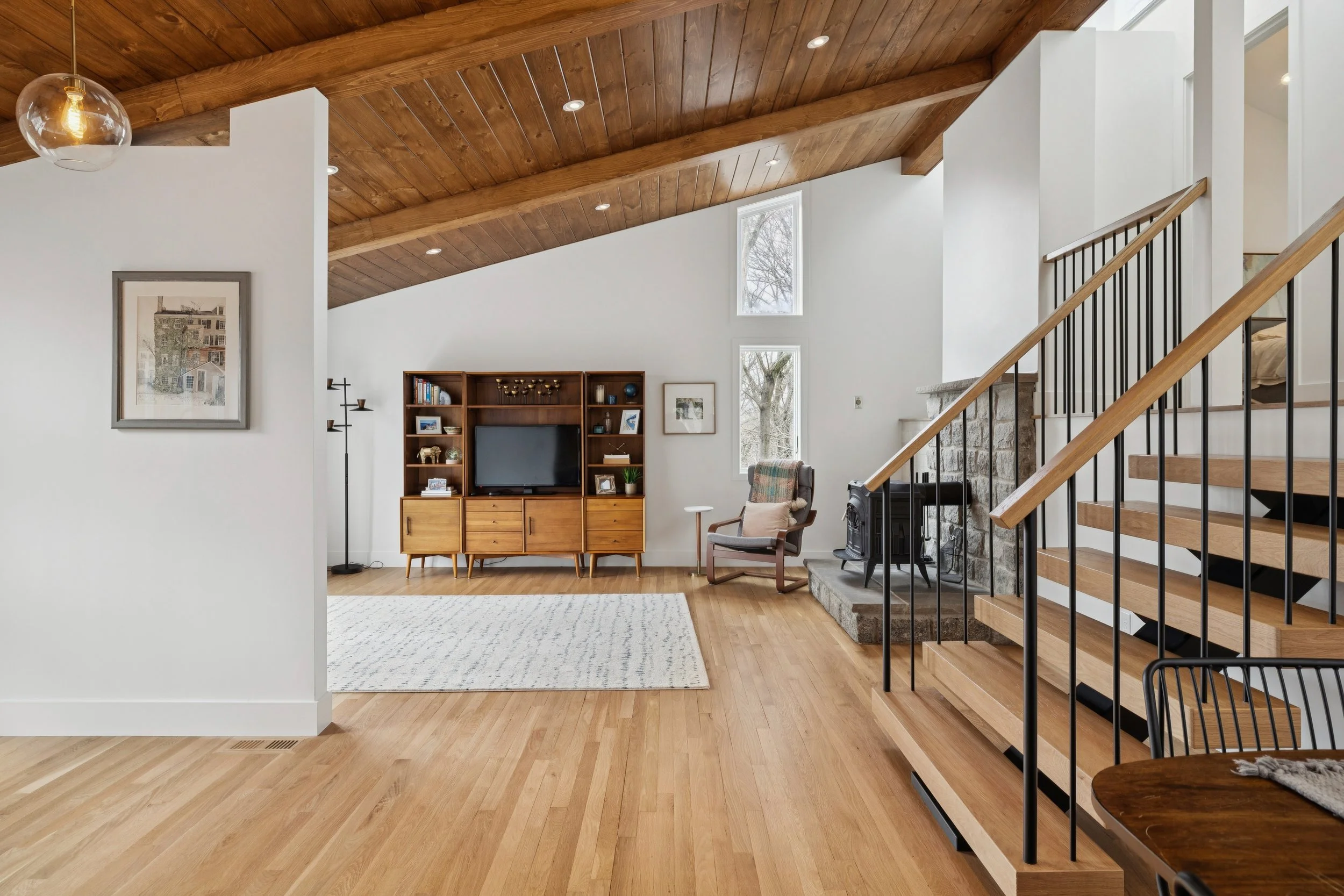 Mid-century modern living room