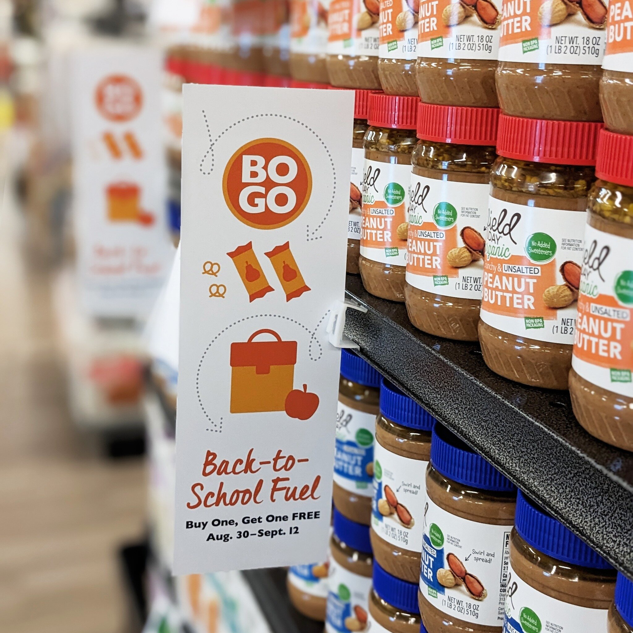 Last call for Back-to-School Fuel BOGOs! Tomorrow is the final day of the Field Day BOGOs, perfect for packed lunches and after-school snacks!