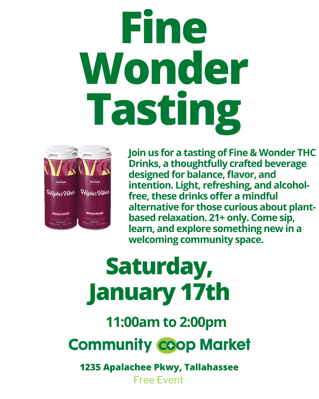 Fine &amp; Wonder Thc Drink Tasting
