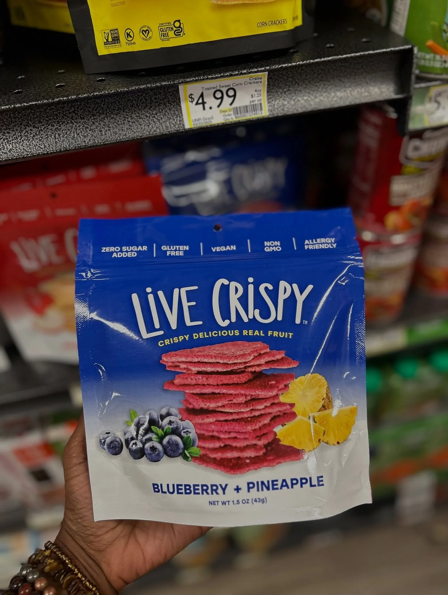 Crunch into something new! We&rsquo;re now carrying Live Crispy fruit crisps made with simple ingredients and lots of love. Our staff is already obsessed. Tree tried the strawberry pineapple and says it has the perfect sour yet sweet balance with a s