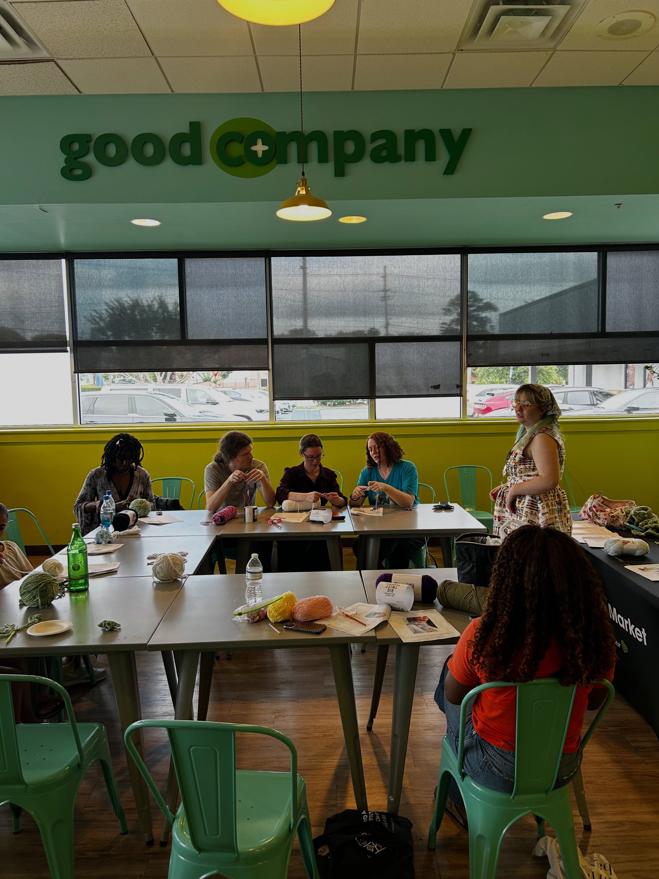 Crochet night was a success!

We had over 10 wonderful community members join us to learn, practice, and refine their crochet skills. A huge thank you to Megan for sharing a craft she loves and creating such a welcoming space for everyone. We can&rsq