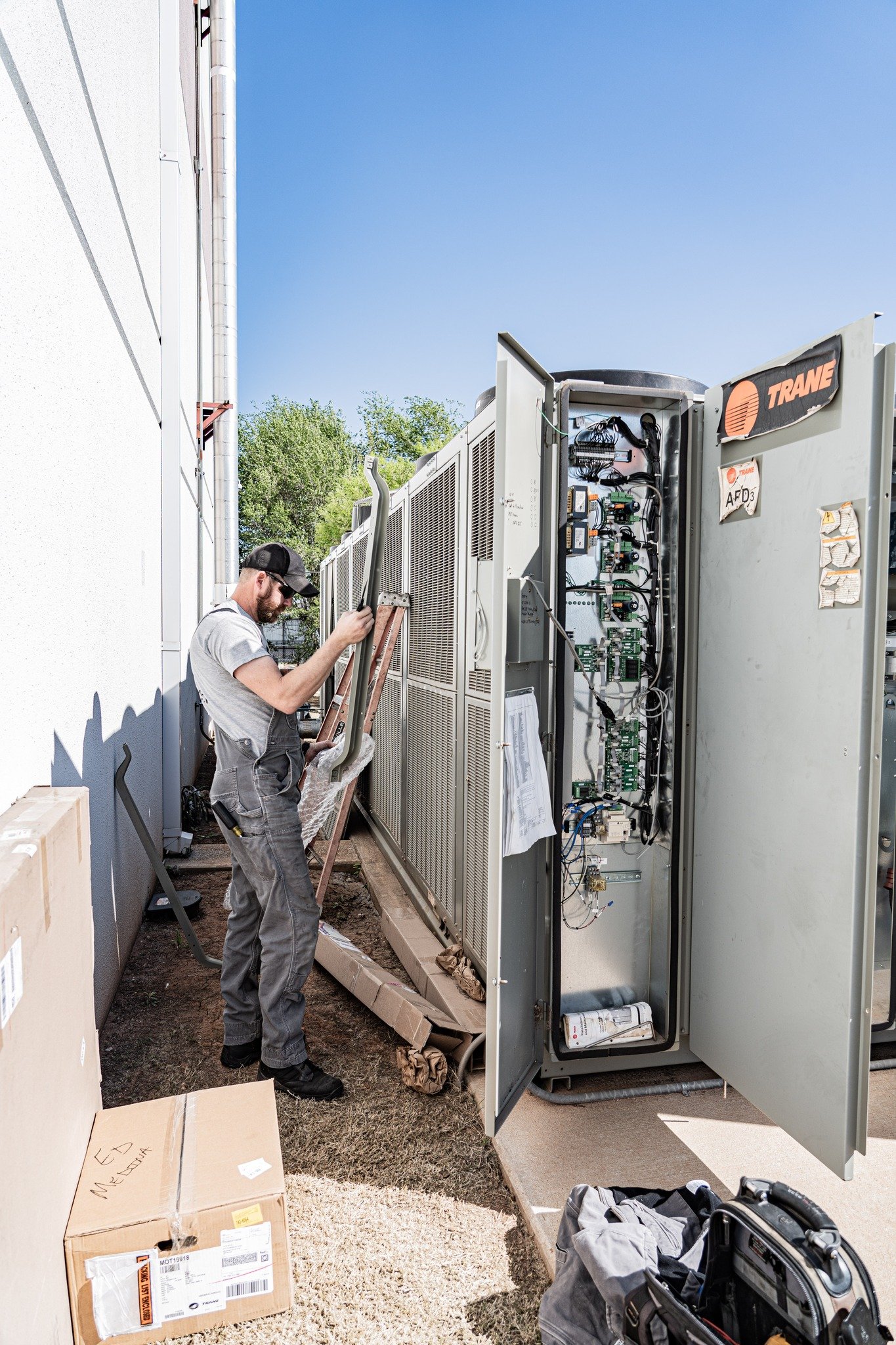 In place. Lots of ends to connect