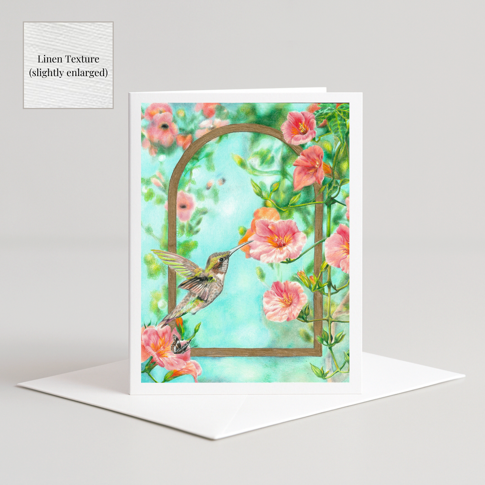 Linen Texture Hummingbird.png