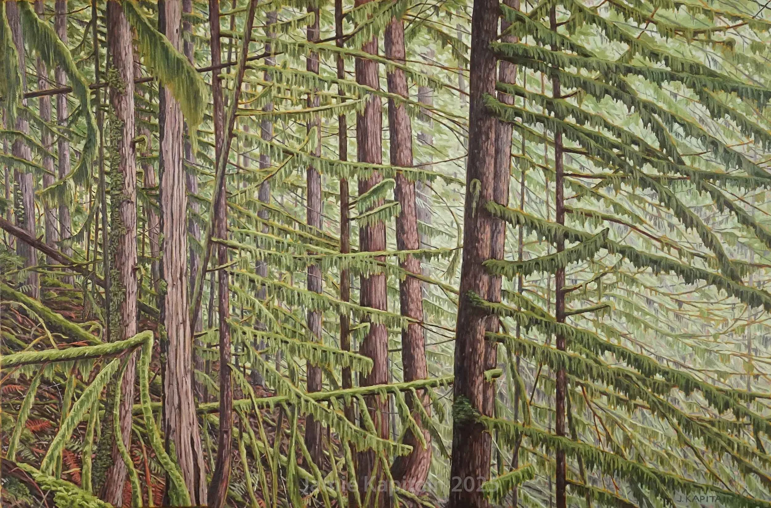 Near Ti-siya, 2025, oil on canvas, 24x36 inches. Available.