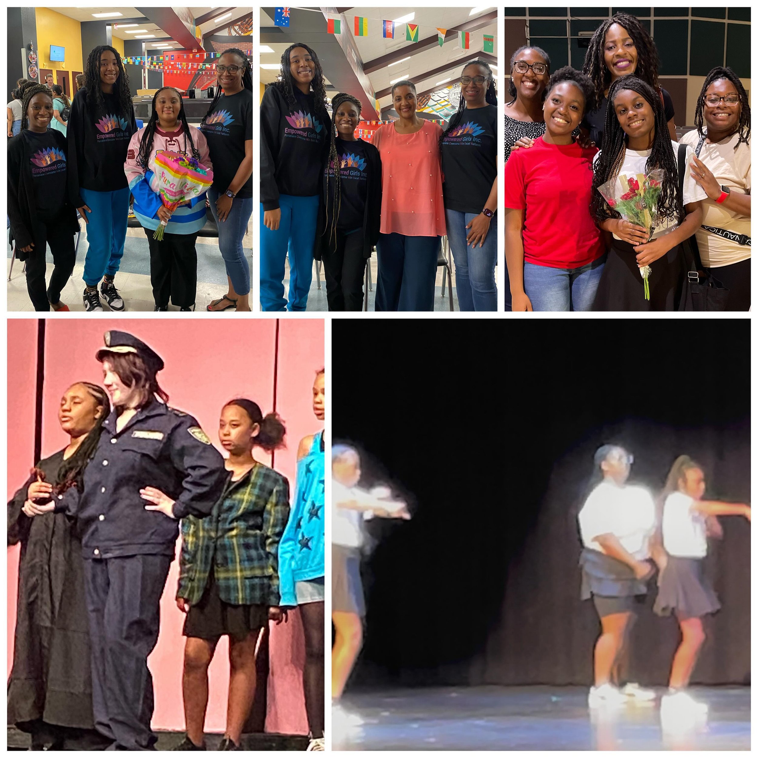 🎥 Lights, Camera, Action!

On Friday, April 19th two of our exceptional young ladies was on stage showing off their talents.  Gabrielle Starkes, exceptional student at Ocoee Middle School, performed in the school musical, Legally Blonde Jr. and  Dia