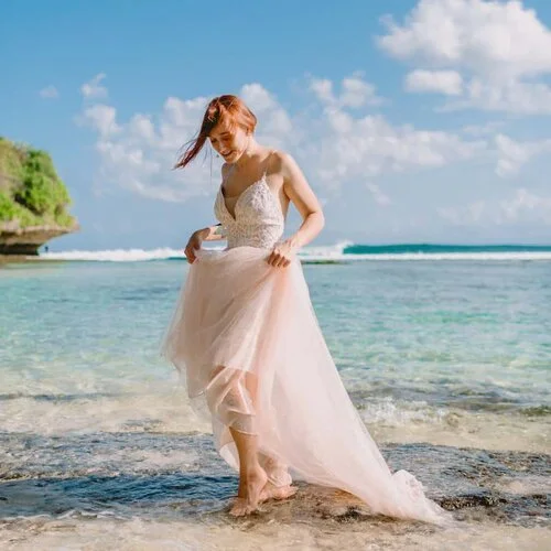 mexico beach wedding dresses Fish wrap long sling maxi summer dress. – GoSobiShop Boutique