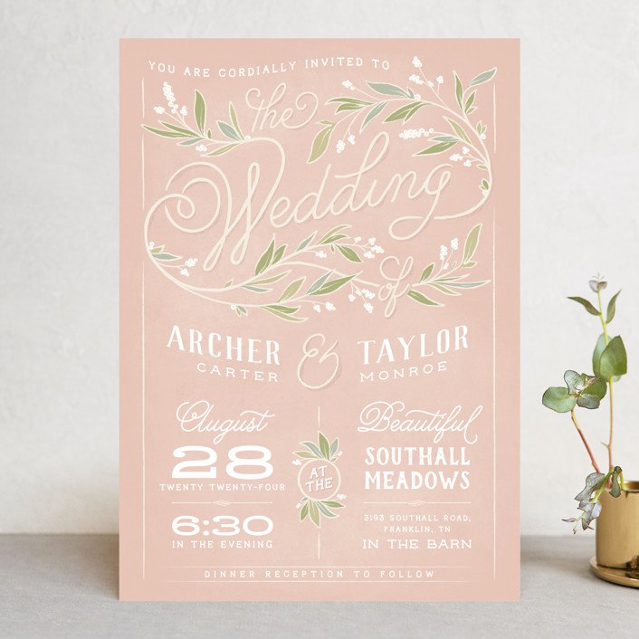 Rustic Love Invites, by Minted