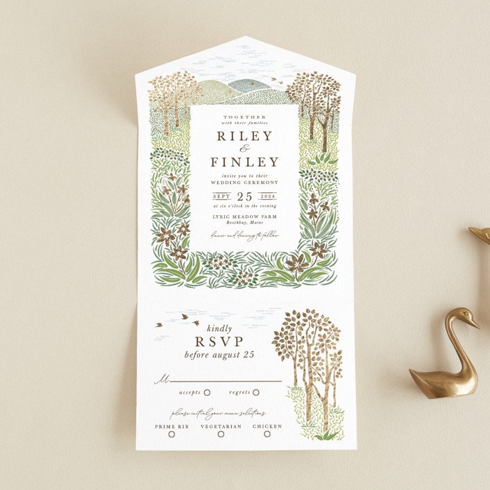Country Wedding Invitations, by Minted