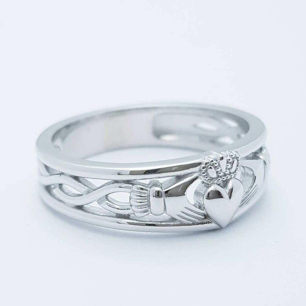 Celtic Knot Claddagh Ring by FoxfordJewellery